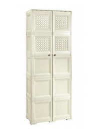LINEA OMNIMODUS ARMADIO 5 MODULI 79x43x203 CENTIMETRI ANGORA
