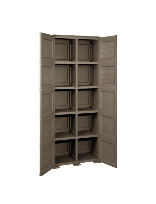 LINEA OMNIMODUS ARMADIO 5 MODULI 79x43x203 CENTIMETRI MARRONE