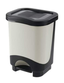 IDEA WASTE BIN 8 LITER WHITE