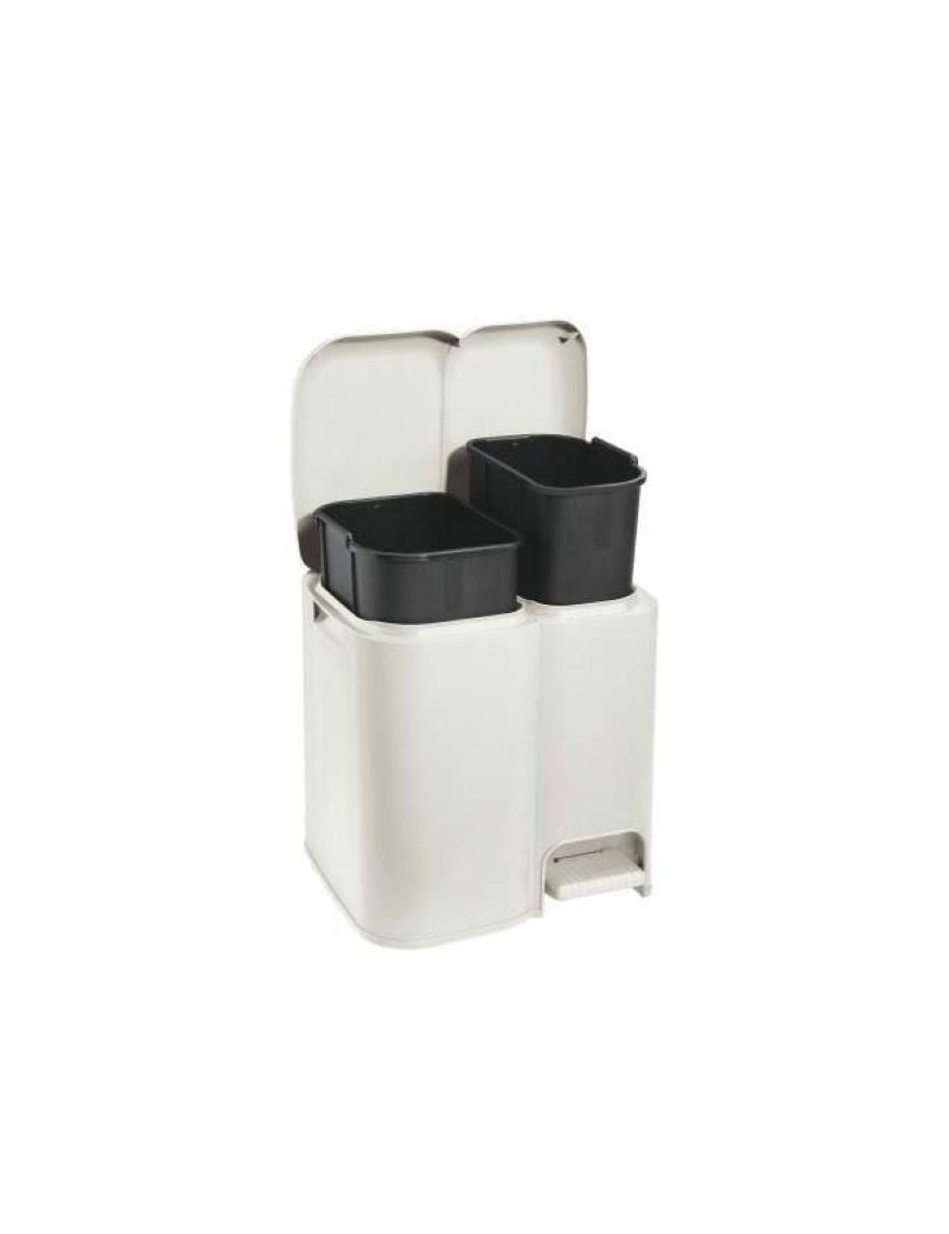 SEPARATE WASTE BIN PATTY 2 WHITE