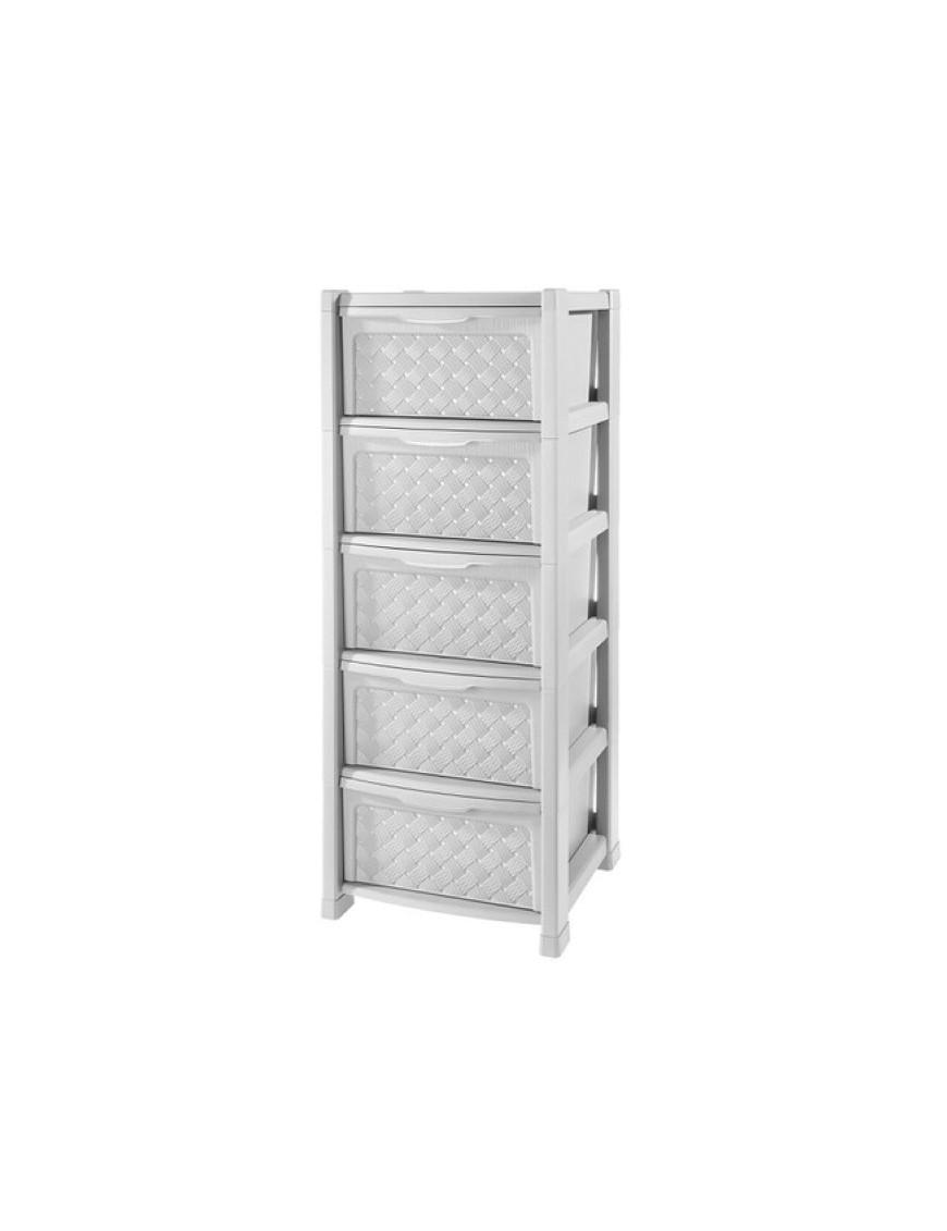 LINEA ARIANNA CASSETT 5 CASSETTI BIANCO