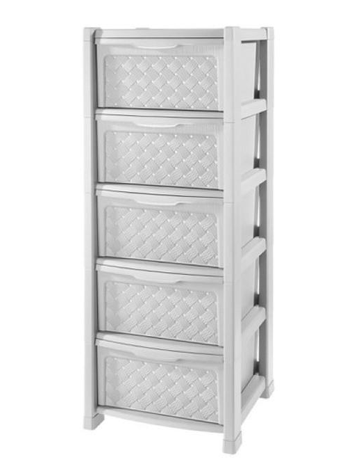 LINEA ARIANNA CASSETT 5 CASSETTI BIANCO