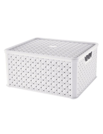 LINEA ARIANNA SCATOLA GRANDE 13 LITRI BIANCO