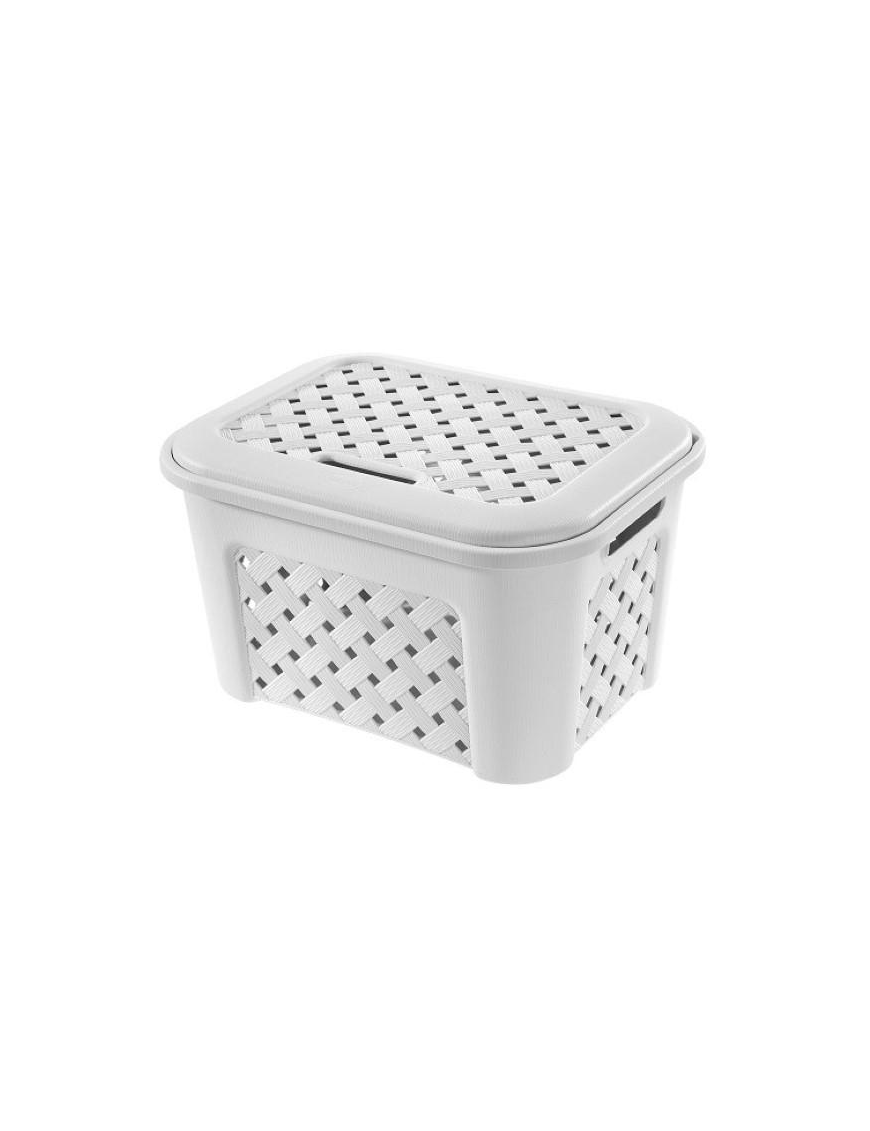 ARIANNA LINE WHITE LAUNDRY BASKET