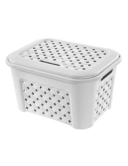 ARIANNA LINE WHITE LAUNDRY BASKET