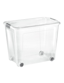 COMBIBOX TRASPARENTE CON RUOTE 59.3X38XH47CM