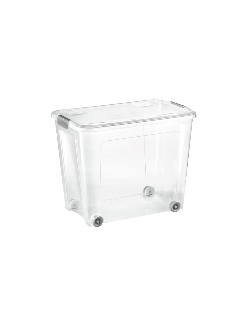 COMBIBOX TRASPARENTE CON RUOTE 59.3X38XH47CM