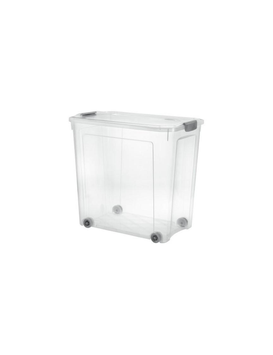 COMBIBOX TRASPARENTE CON RUOTE 59x38x55 CENTIMETRI
