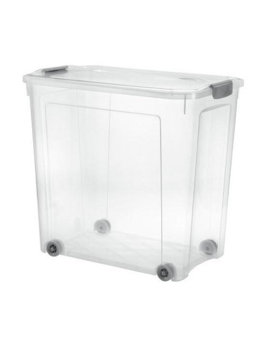 COMBIBOX TRASPARENTE CON RUOTE 59x38x55 CENTIMETRI