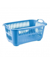 LIGHT BLUE RECTANGULAR COVER LINE BASKET