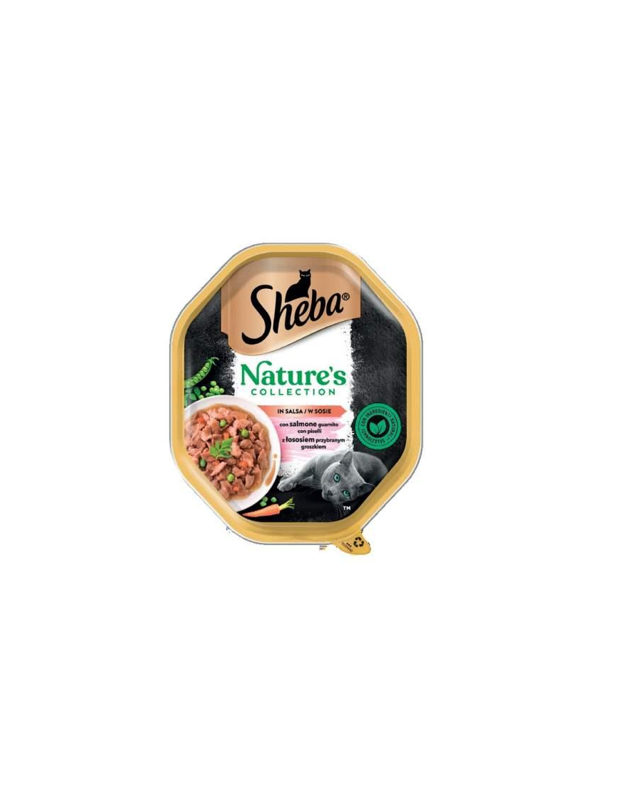 SHEBA NATURE'S SALMONE+PISELLI 85 GRAMMI