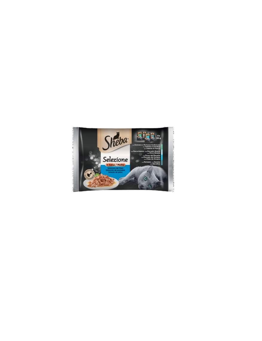 SHEBA FISH SELECTION 4x85 GRAMS