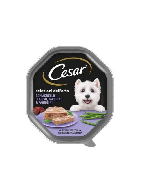 CESAR SELEZIONE ORTO AGNELLO+TACCHINO+FAGIOLI 150 GRAMMI