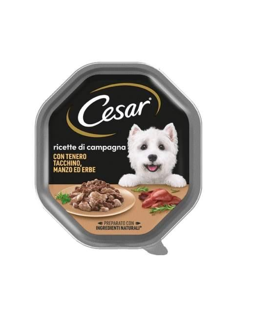 CESAR RICETTE DI CAMPAGNA TACCHINO+MANZO 150 GRAMMI