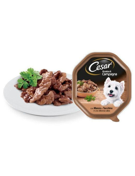 CESAR COUNTRY RECIPES TURKEY+BEEF 150 GRAMS