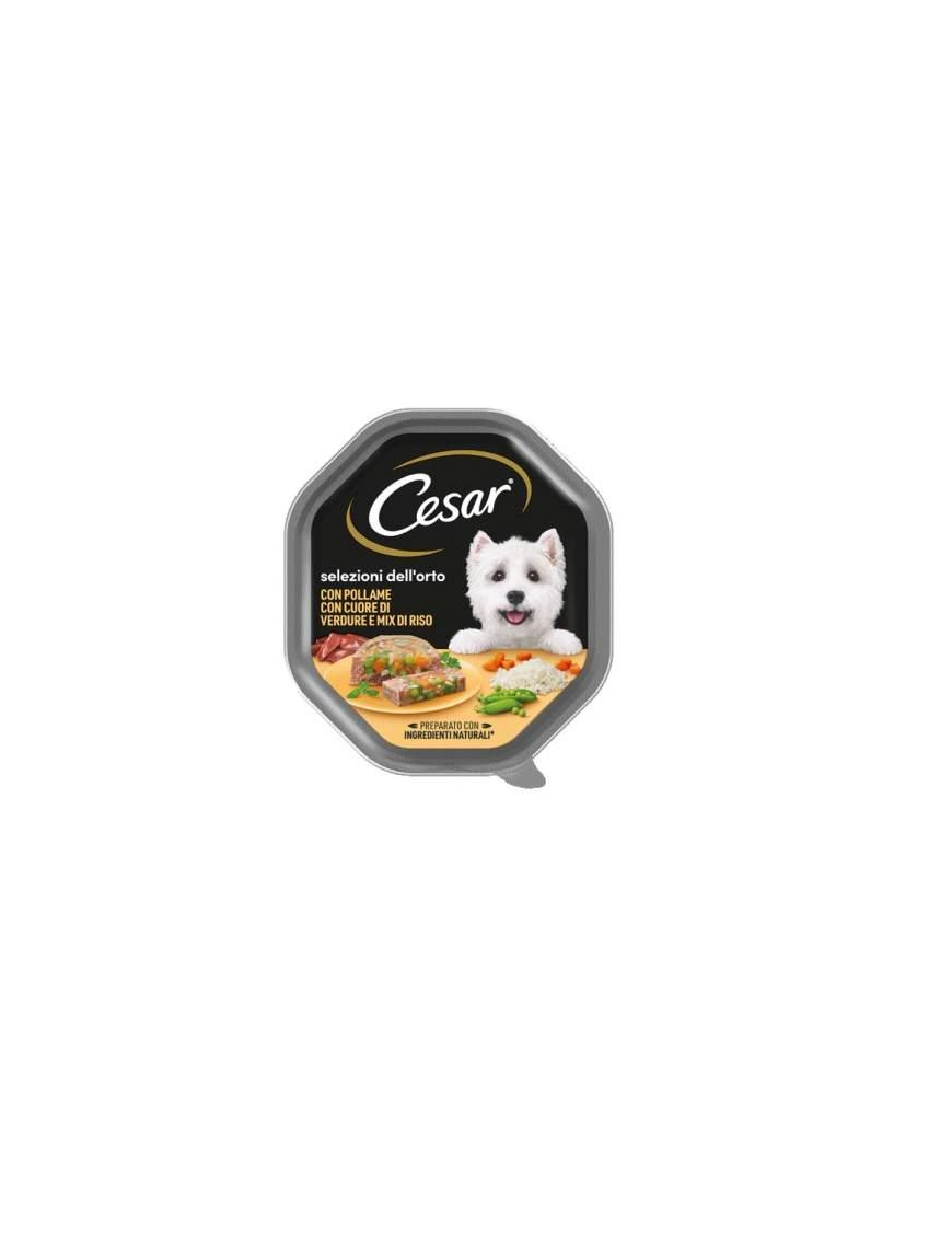 CESAR SELEZIONE ORTO POULTRY+VEGETABLES 150 GRAMS