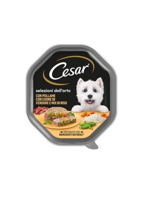 CESAR SELEZIONE ORTO POULTRY+VEGETABLES 150 GRAMS