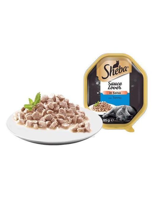 SHEBA SAUCE TUNA 85 GRAMS