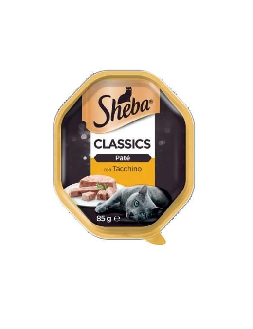 SHEBA PATE' RICETTE CLASSICHE TACCHINO 85 GRAMMI