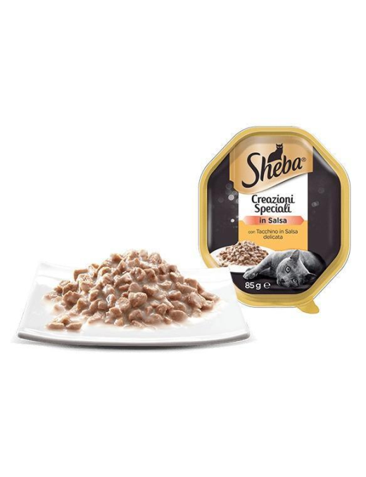 SHEBA SPECIAL TURKEY WITH SAUCE 85 GRAMS