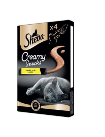 SHEBA CREAMY CHICKEN SNACK 4x12 GRAMS