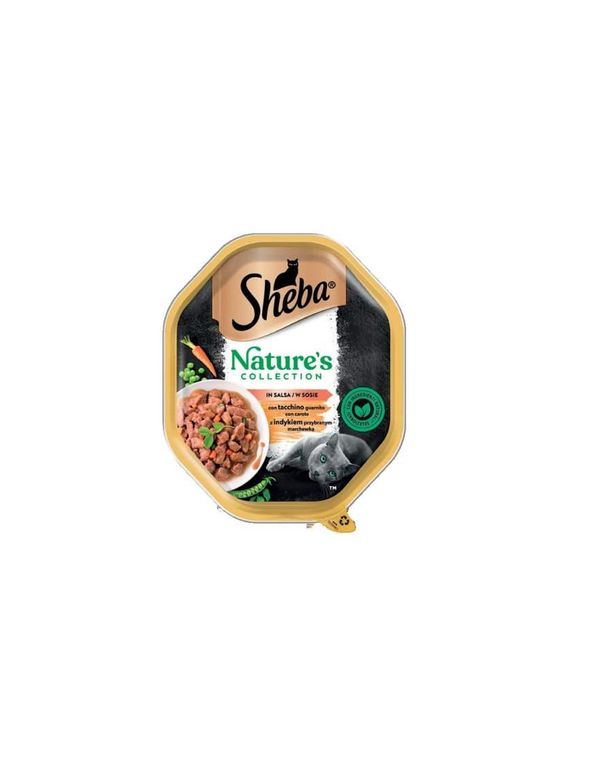 SHEBA NATURE TACCHINO+CAROTE 85 GRAMMI