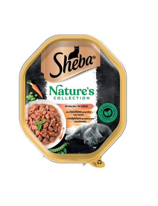 SHEBA NATURE TACCHINO+CAROTE 85 GRAMMI