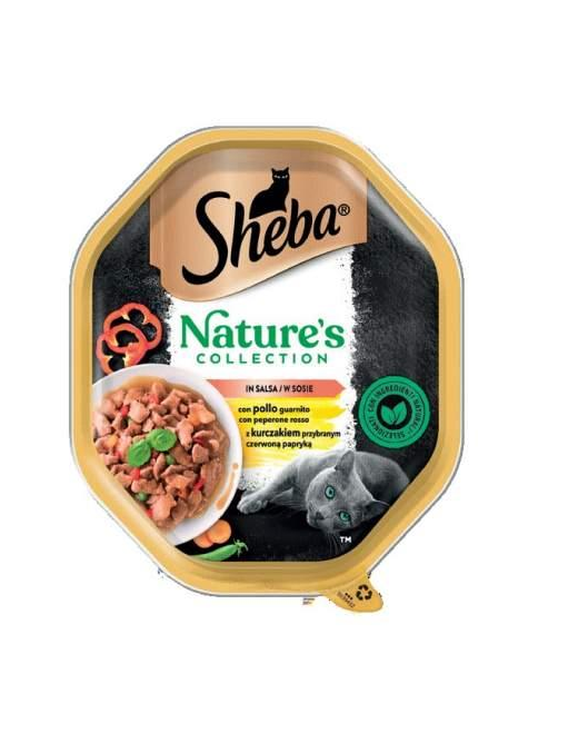 SHEBA NATURE POLLO+PEPERONE 85 GRAMMI