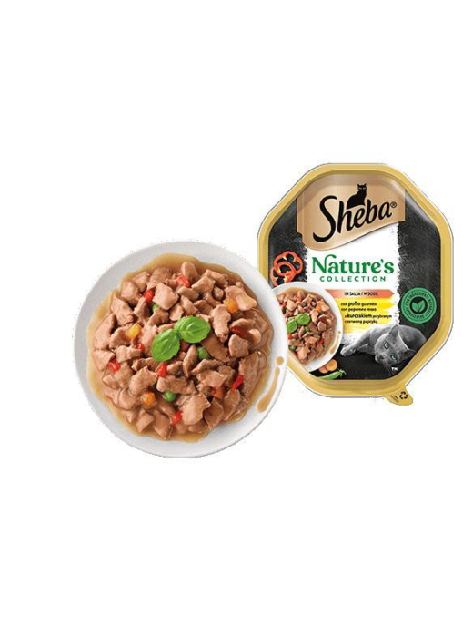 SHEBA NATURE POLLO+PEPERONE 85 GRAMMI