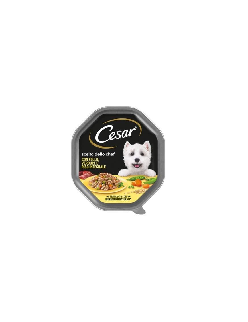CESAR CHEF'S CHOICE CHICKENeVEGETABLES 150gr