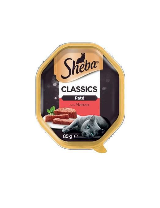 SHEBA PATE' RICETTE CLASSICHE MANZO 85 GRAMMI