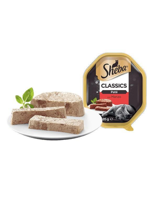 SHEBA PATE' CLASSIC RECIPES BEEF 85 GRAMS