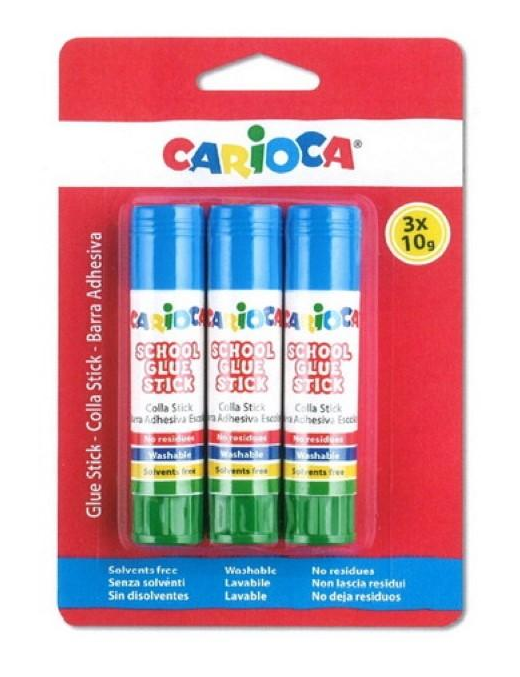 CARIOCA COLLA STICK 3pezzi 10gr