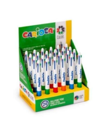 CARIOCA PENNA 4 COLORI 24pezzi