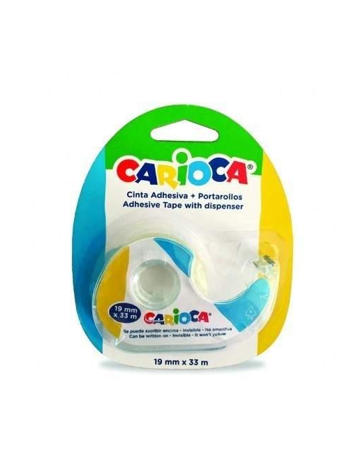 CARIOCA NASTRO ADESIVO 33mt CON PORTA NASTRO