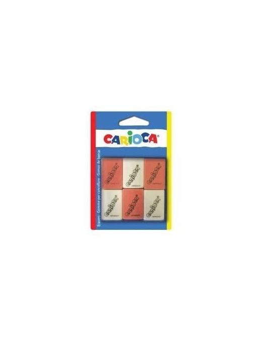 CARIOCA GOMME 6pezzi