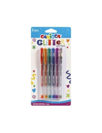 CARIOCA PENNA GLITTER 6pezzi