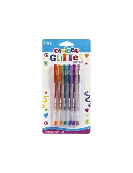 CARIOCA PENNA GLITTER 6pezzi
