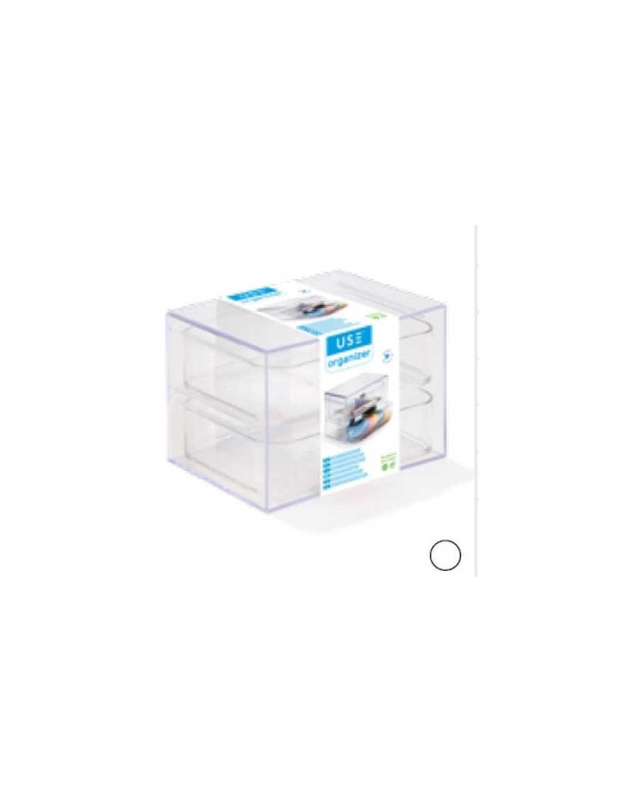 ORGANIZER PORTAOGGETTI BAGNO 19x14x13 CENTIMETRI