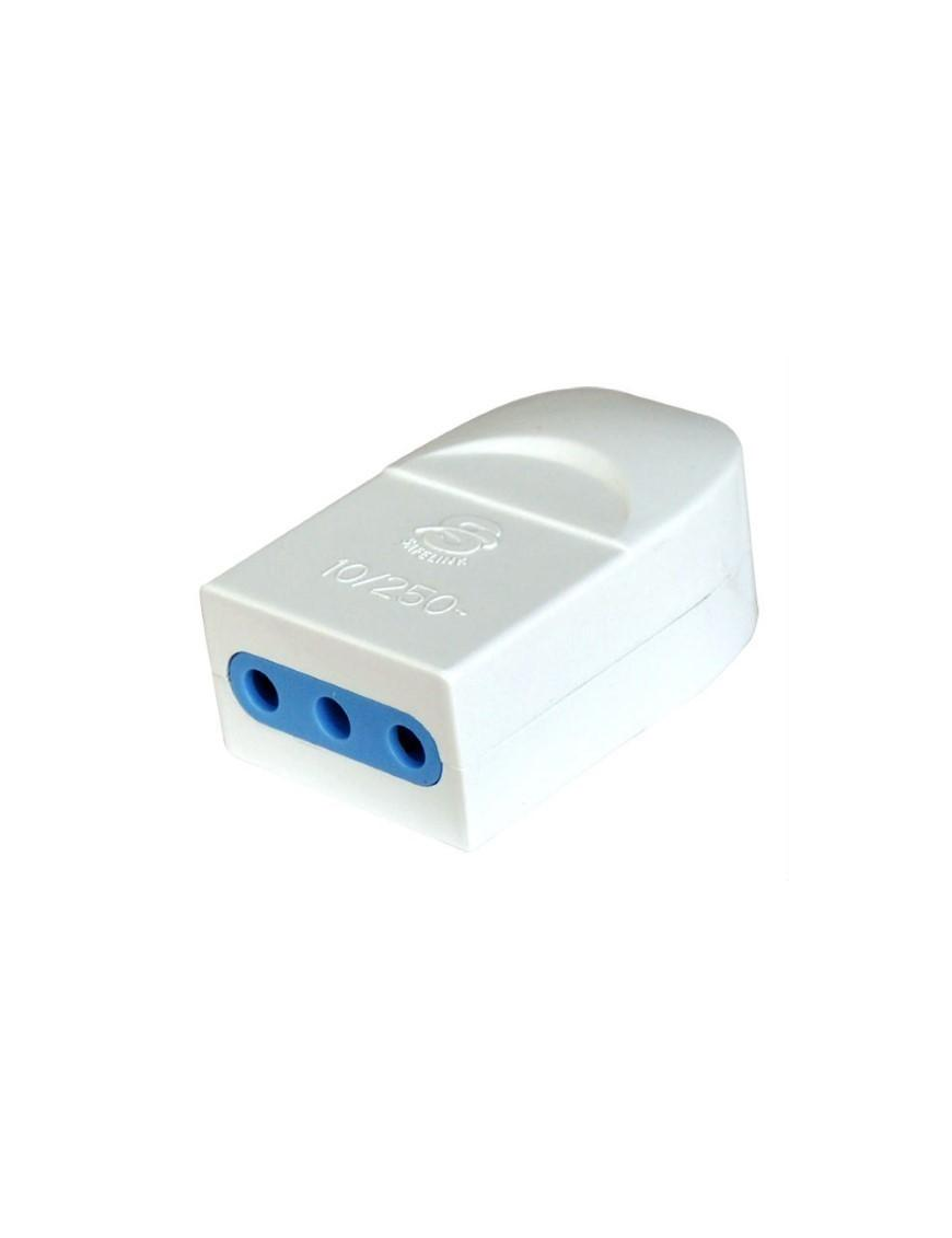 PRESA VOLANTE 10A 250V VE003