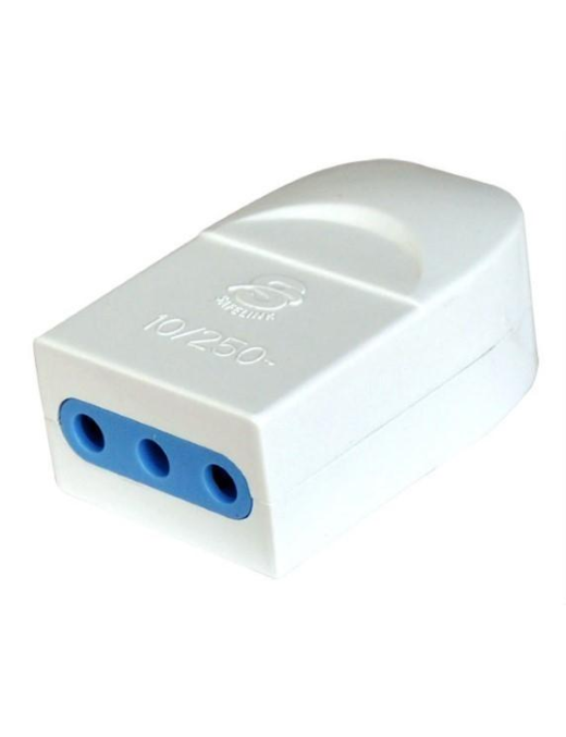 PRESA VOLANTE 10A 250V VE003