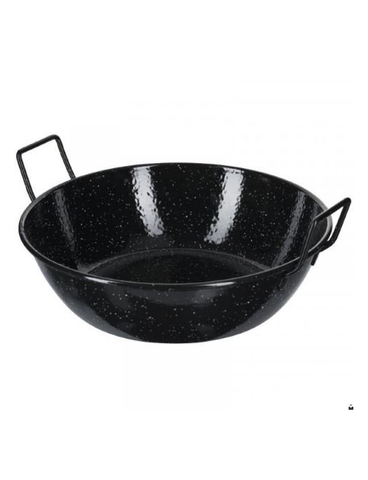 THE IDEAL INDUCTION GLAZED PAN 2 HANDLES 36 CENTIMETERS