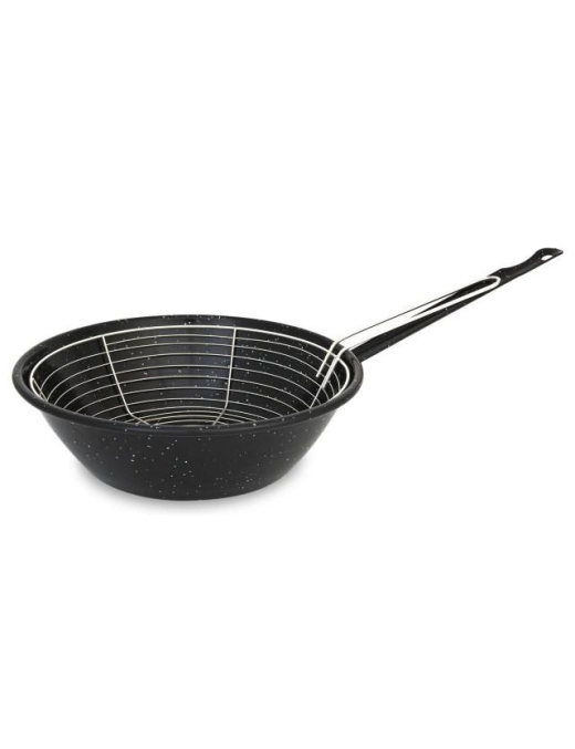 THE IDEAL INDUCTION ENAMELED PAN 1 HANDLE 26 CENTIMETERS