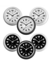 BeW CHROME WALL CLOCK DIAMETER 30 CENTIMETERS