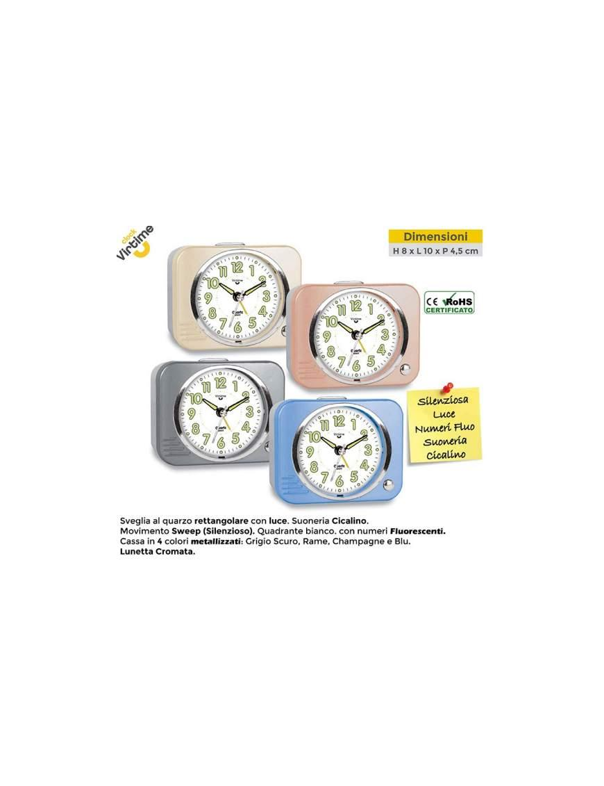 QUARTZ SWEEP RECTANGULAR ALARM
