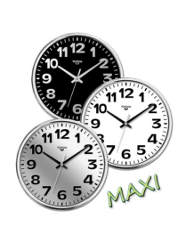 OROLOGIO PARETE CROME MAXI 36 CENTIMETRI