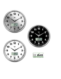 OROLOGIO PARETE LCD DIAMETRO 30 CENTIMETRI