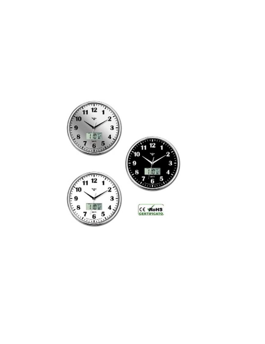 OROLOGIO PARETE LCD DIAMETRO 30 CENTIMETRI
