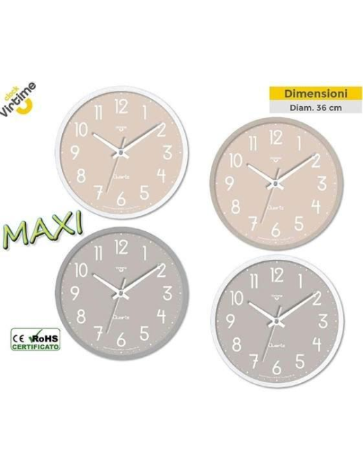 ABS WALL CLOCK DIAMETER 36 CENTIMETERS MAX