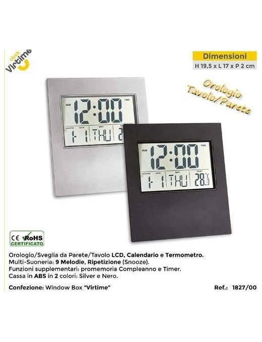 OROLOGIO TAVOLO LCD 1827/00 $$